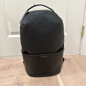 🆕Cole Haan Triboro Black Leather Backpack Grand Series